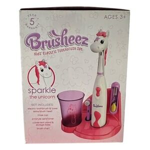 Brusheez Kids Electric Toothbrush Set Sparkle the Unicorn Ages 3+
